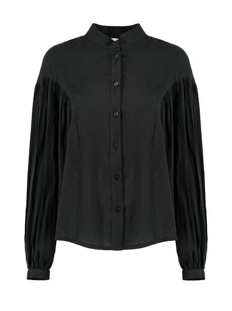 Puff sleeve shirt - 1