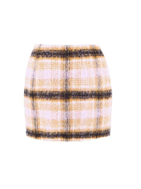 Plaid-effect tartan mini skirt - 2