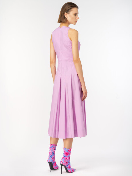 Midi dress in cotton - 4