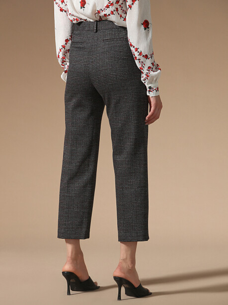 Straight Prince of Wales trousers - 4