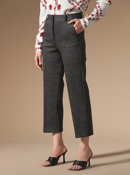 Straight Prince of Wales trousers - 2