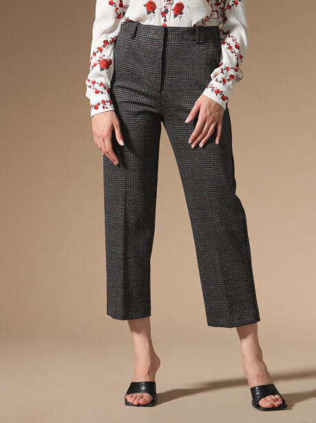 Straight Prince of Wales trousers - 5