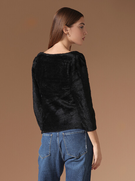 Square neck sweater - 2