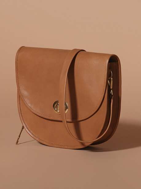 Tolfa model bag in cognac leather - 4