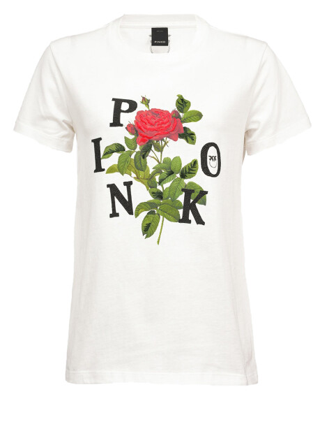 Roses print T-shirt - 1