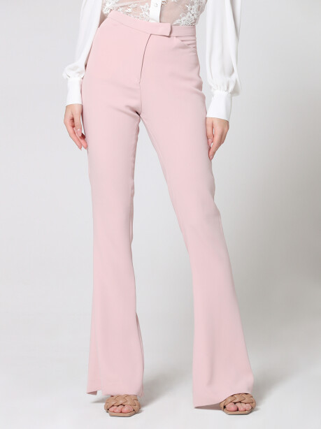 Fluid trousers with back slit - 3