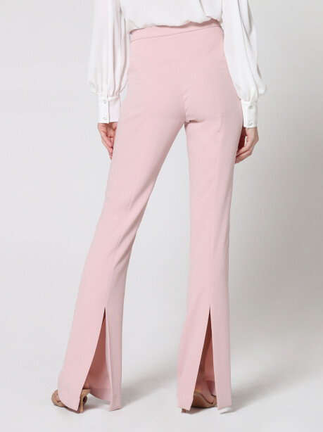 Fluid trousers with back slit - 4