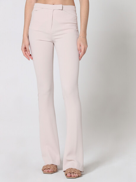 Fluid trousers with back slit - 4