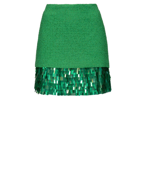 Mini skirt with square sequins - 1