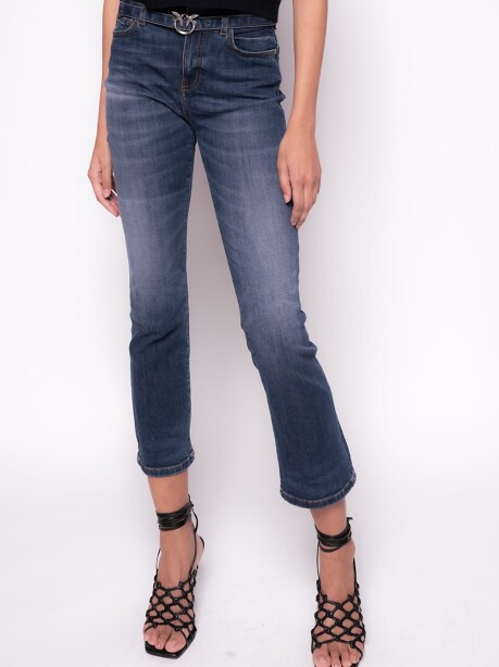 Jeans bootcut con cintura Love Birds - 4