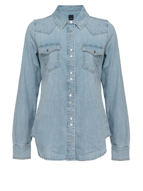 Camicia in denim twill leggero - 1