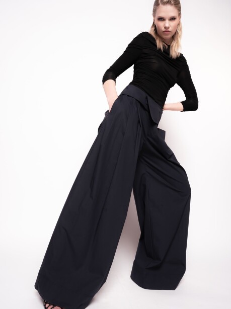 Pantaloni wide leg tecnici REIMAGINE - 4