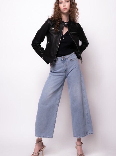 Jeans wide leg denim vintage - 4