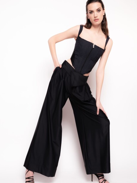 Pantaloni wide leg tecnici REIMAGINE - 3