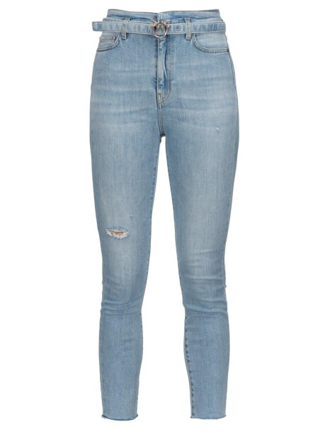 Jeans skinny con cintura Love Birds - 1