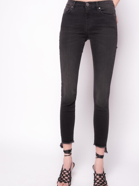 Jeans skinny denim black stretch - 4