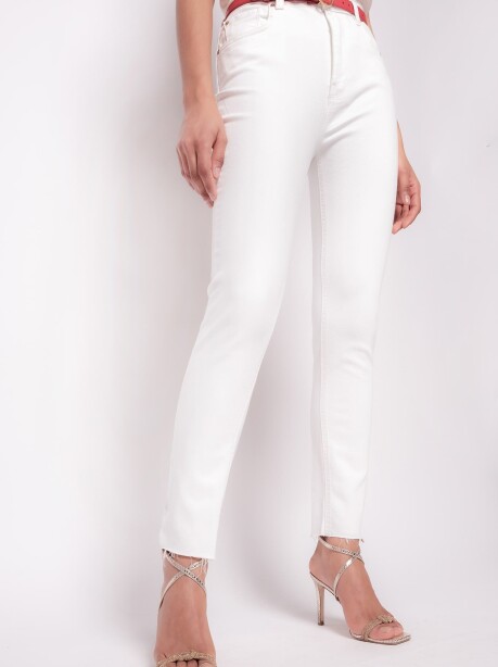 Pantaloni skinny con cintura Love Birds - 4