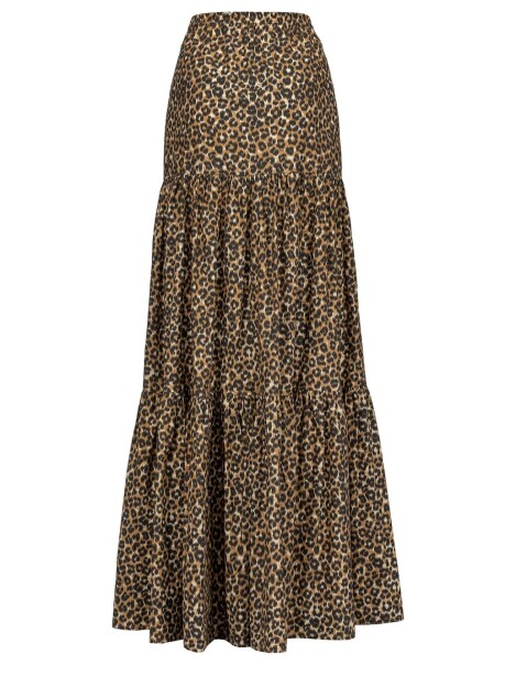 Maxi gonna animalier leopardo - 2