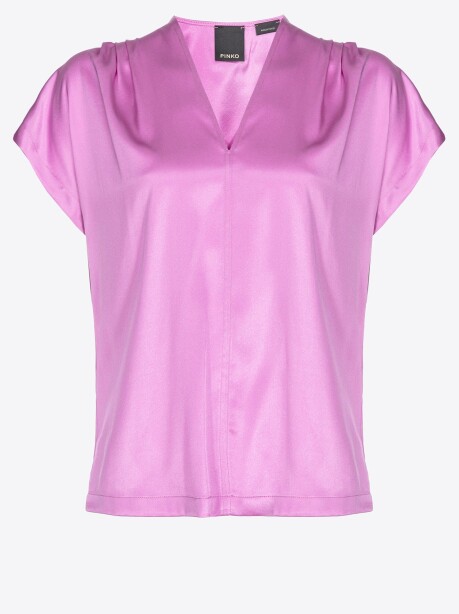 Blusa satin stretch - 1