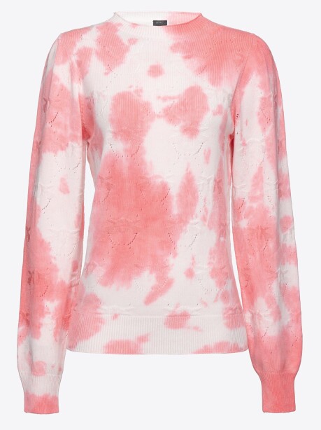 Pullover traforato tie & dye - 1