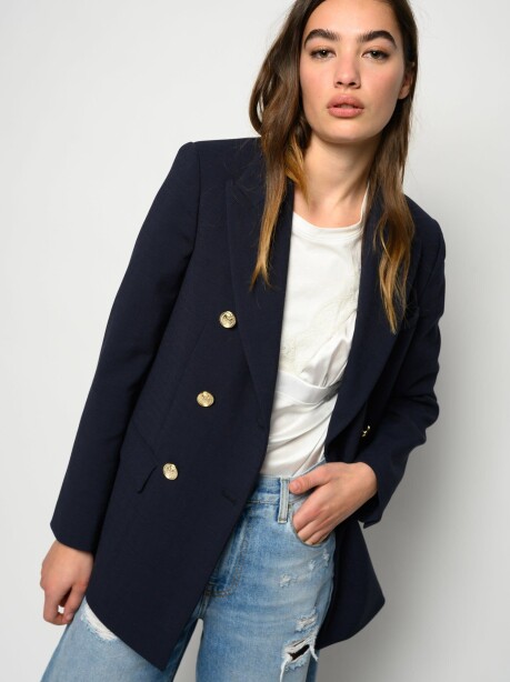 Blazer in viscosa stretch - 4