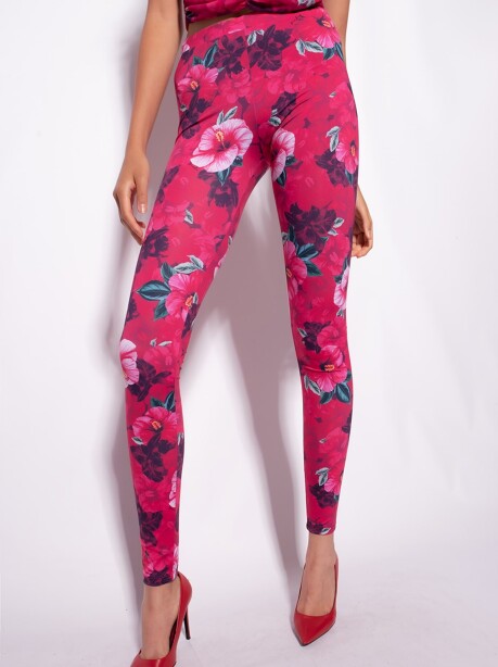 Leggings stampa Hibiscus - 4