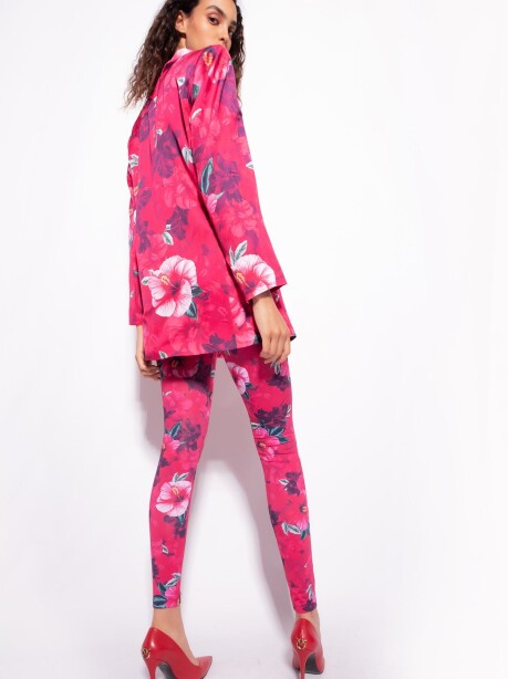 Blazer stampa hibiscus - 2