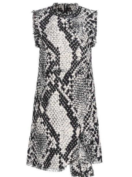 Mini dress snake jacquard - 1