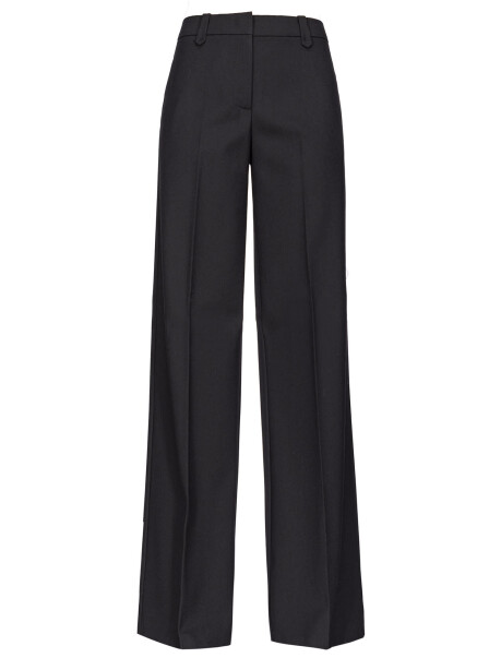 Pantaloni palazzo twill - 1