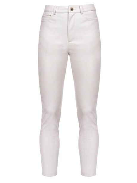 Pantaloni skinny effetto pelle - 1