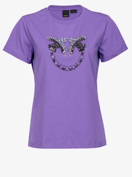 T-shirt ricamo Love Birds - 1