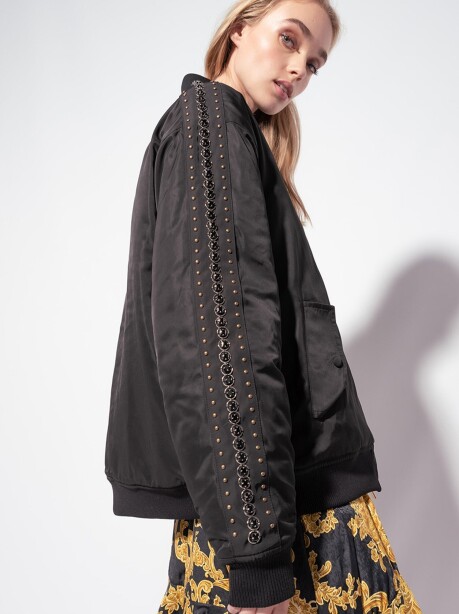 Bomber con strass - 2