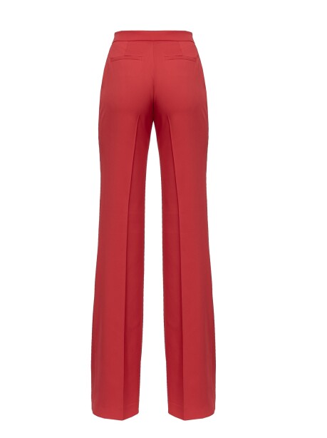 Pantaloni flare-fit in satin - 2