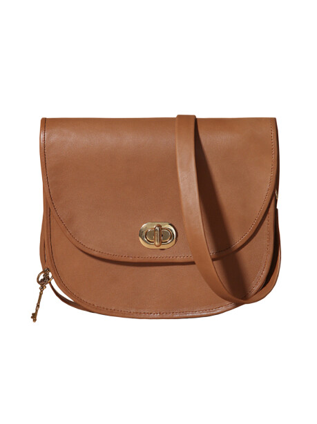 Tolfa model bag in cognac leather - 1