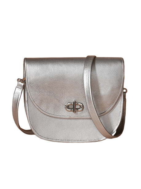 Tolfa model bag in silver leather - 1