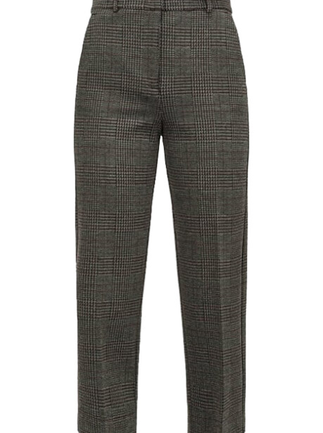 Straight Prince of Wales trousers - 1