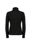 Basic ribbed turtleneck with lurex - 2