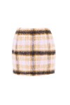 Plaid-effect tartan mini skirt - 2