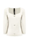 Square neck sweater - 1