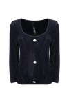 Square neck sweater - 1