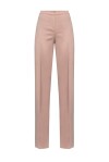 Flared trousers in shiny satin - 1
