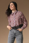 Short floral print shirt - 3