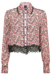 Short floral print shirt - 1