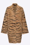 Cappotto tigrato in eco pelliccia - 3