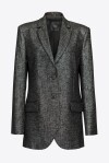 Blazer grisaglia in lurex - 3