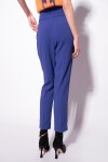 High-waisted trousers in stretch crêpe - 2