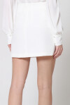 Fluid miniskirt with slit - 3