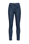 Power stretch skinny jeans with belt - 1