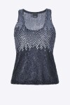 Tank top in full paillettes sfumato - 1