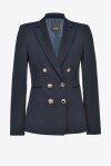 Blazer marinière con bottoni gioiello - 1